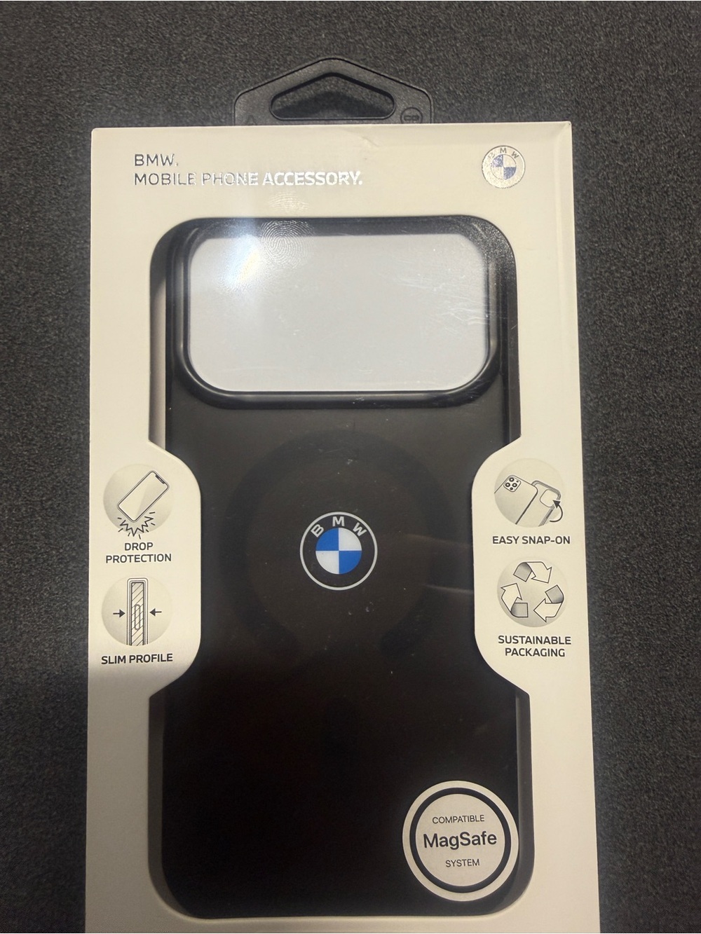 BMW black case for iPhone 17 Pro Max